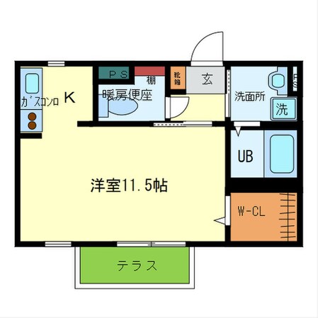 シャーメゾン城東の物件間取画像